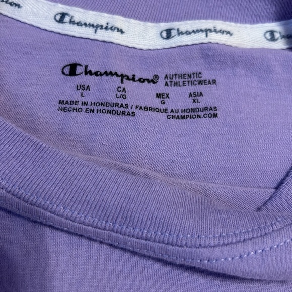 Lavender multicolor champion T-shirt - Picture 3 of 3